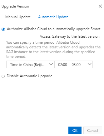 Automatic Upgrade