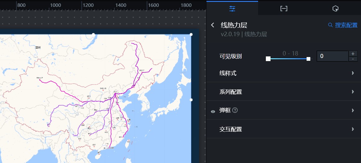 线热力层配置面板