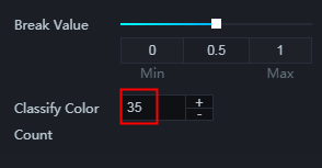 设置分类数目