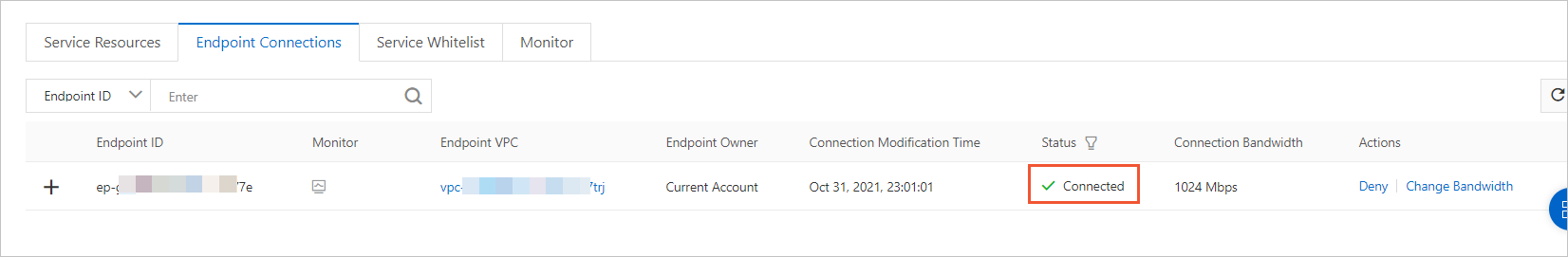 endpointconnection