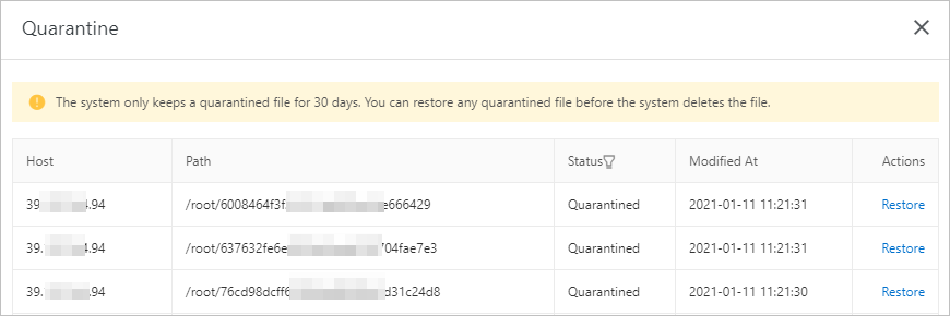 Quarantine