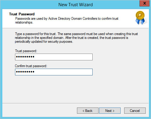 Figure - Trust password