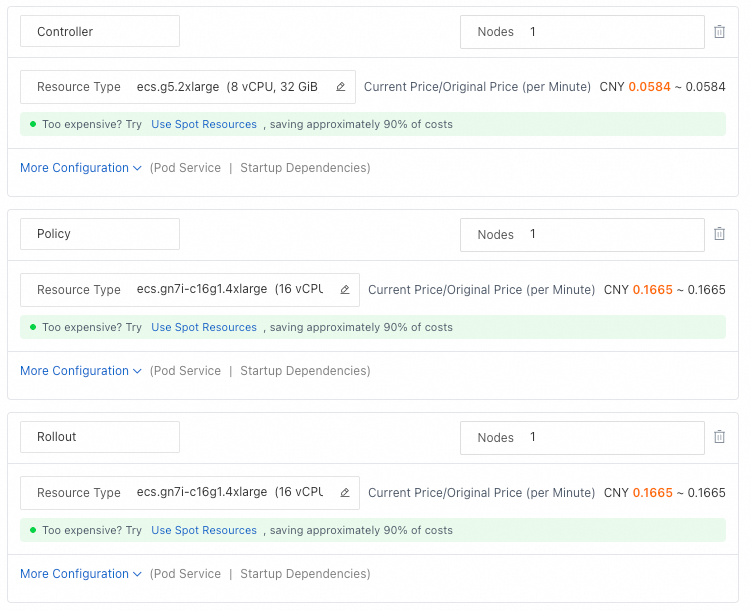 Resource configuration