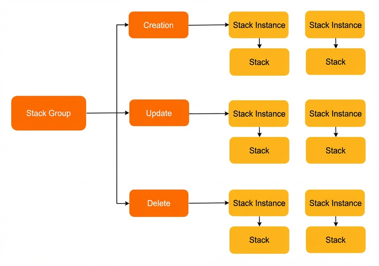 Stack group relationships