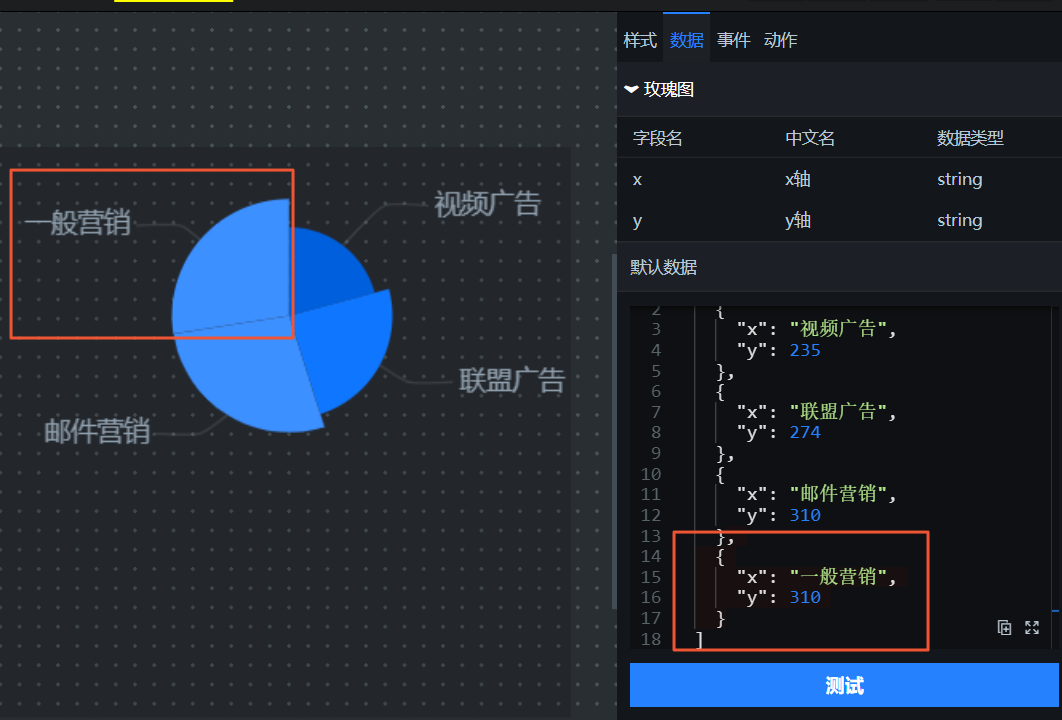 测试新增数据成果