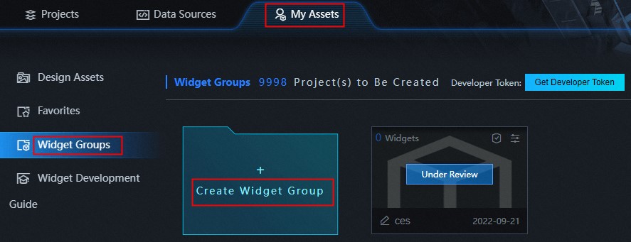 Widget Groups