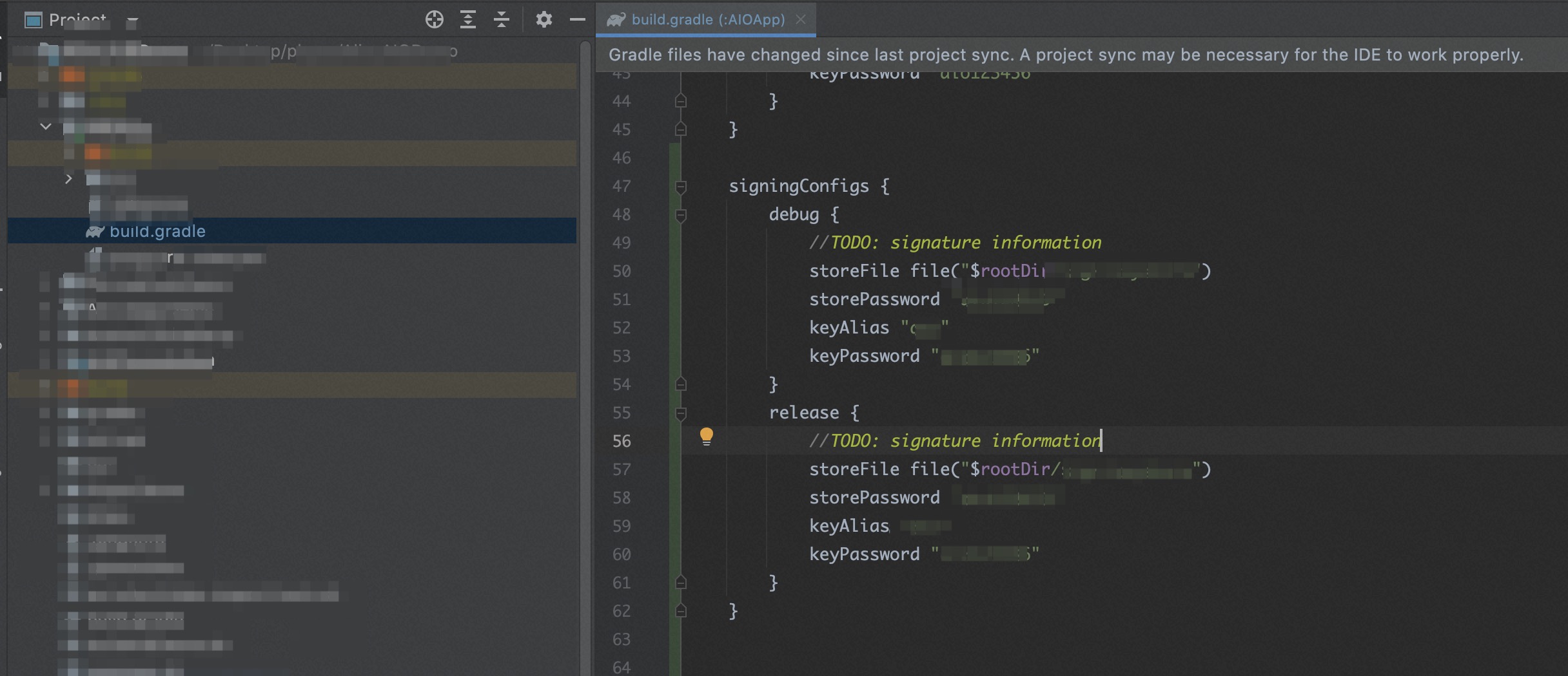 Configure a signature