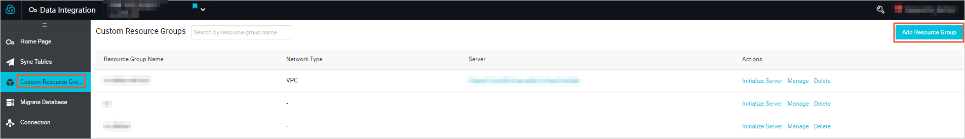 Add Resource Group