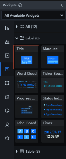 Add an arc column chart component