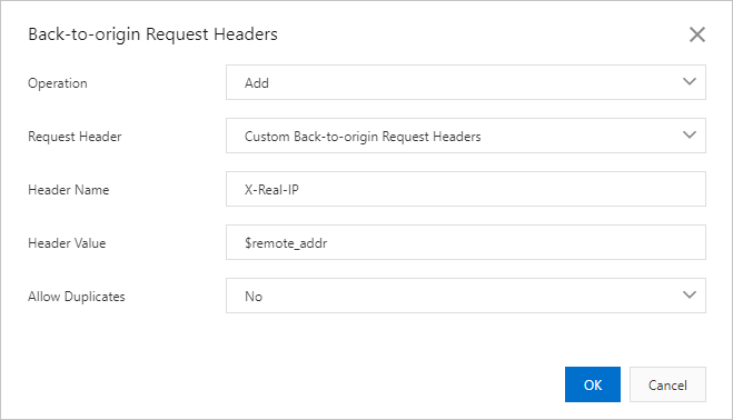Add the X-Real-IP header
