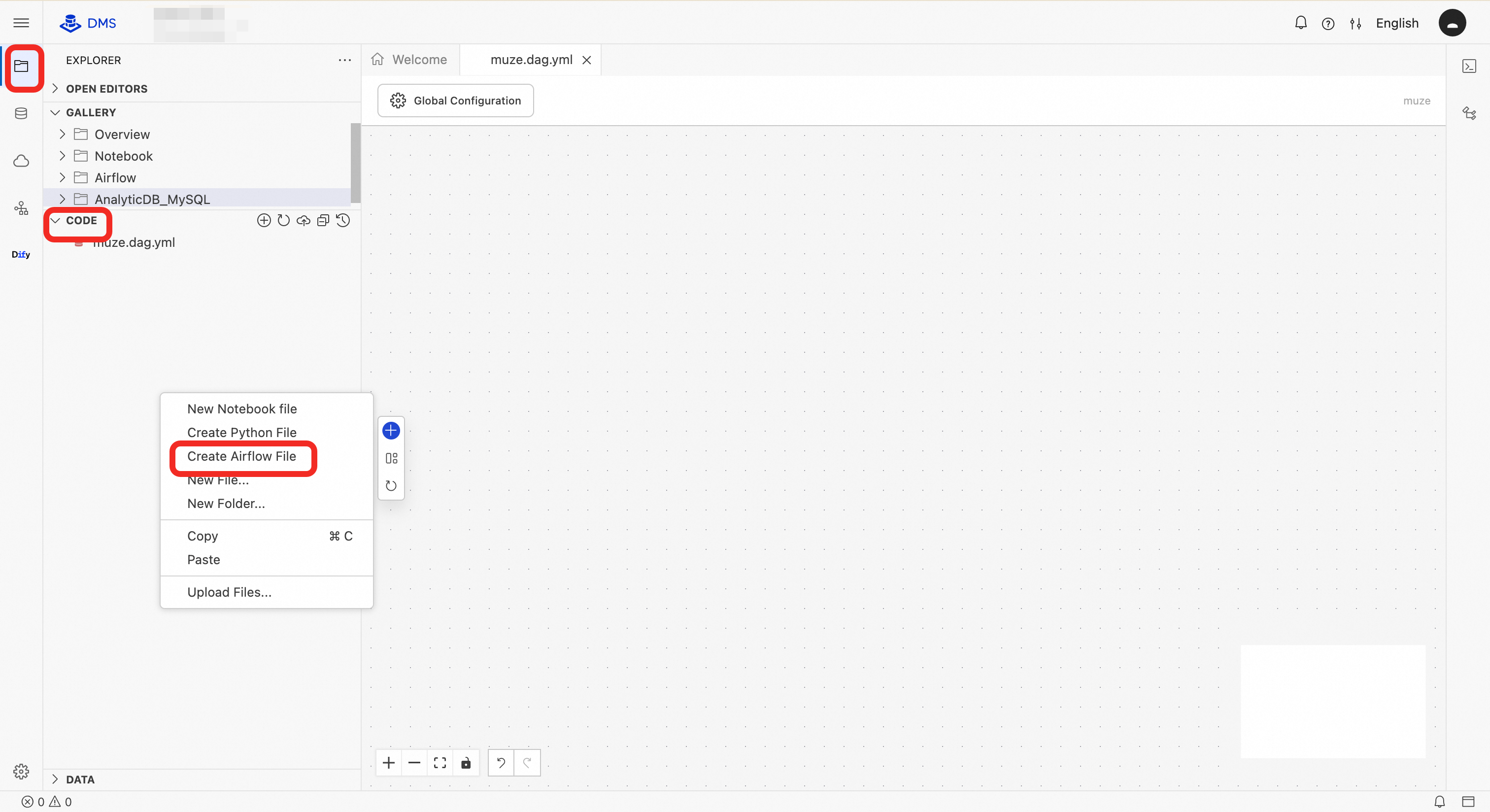 Airflow GUI is a visual orchestration tool provided by DMS. It supports ...