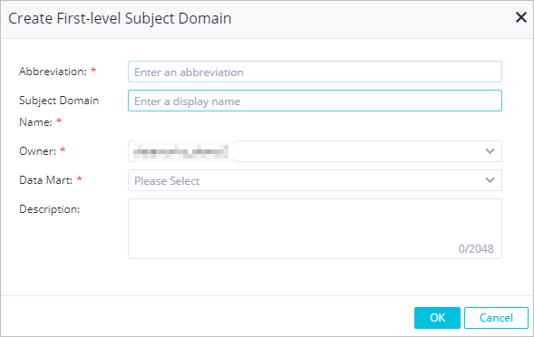 Create First-level Subject Domain