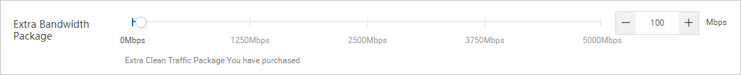 Extra Bandwidth Package