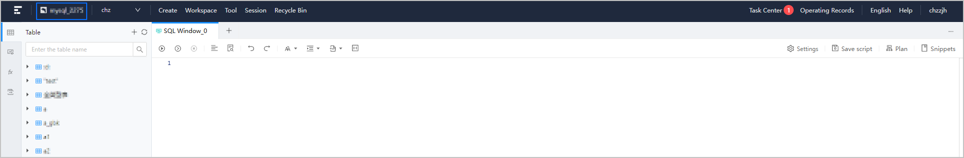 Manage private connections - switch between connections within a connection
