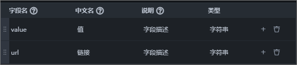 字段配置示例
