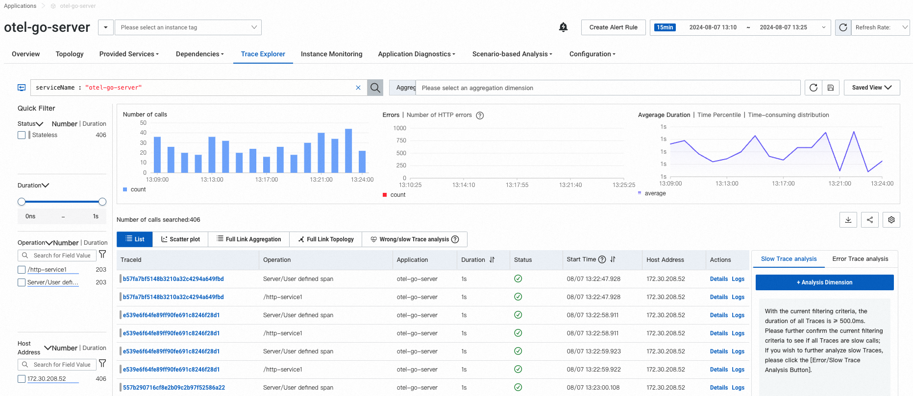 Trace Explorer overview