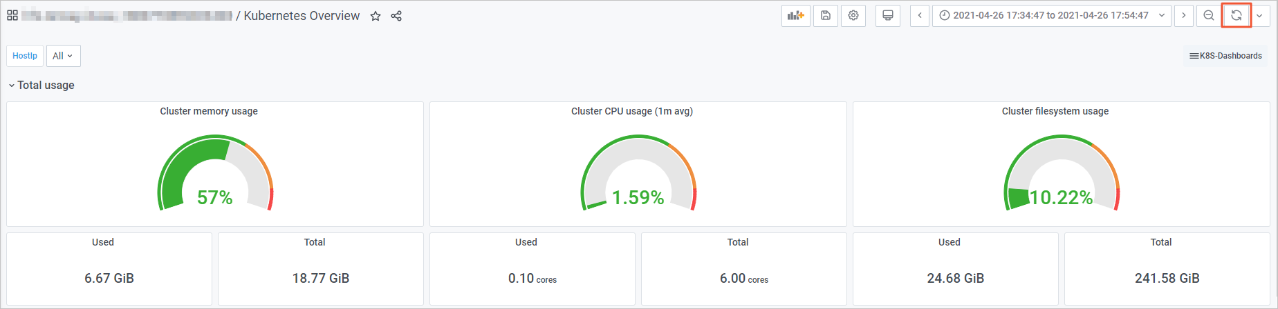 Grafana - refresh