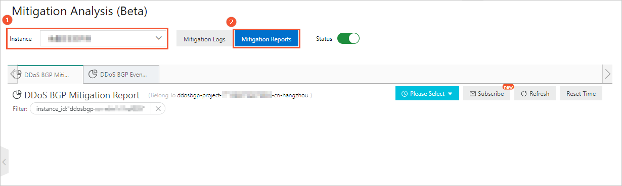Mitigation Reports