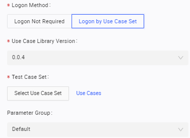 Logon by Use Case Set
