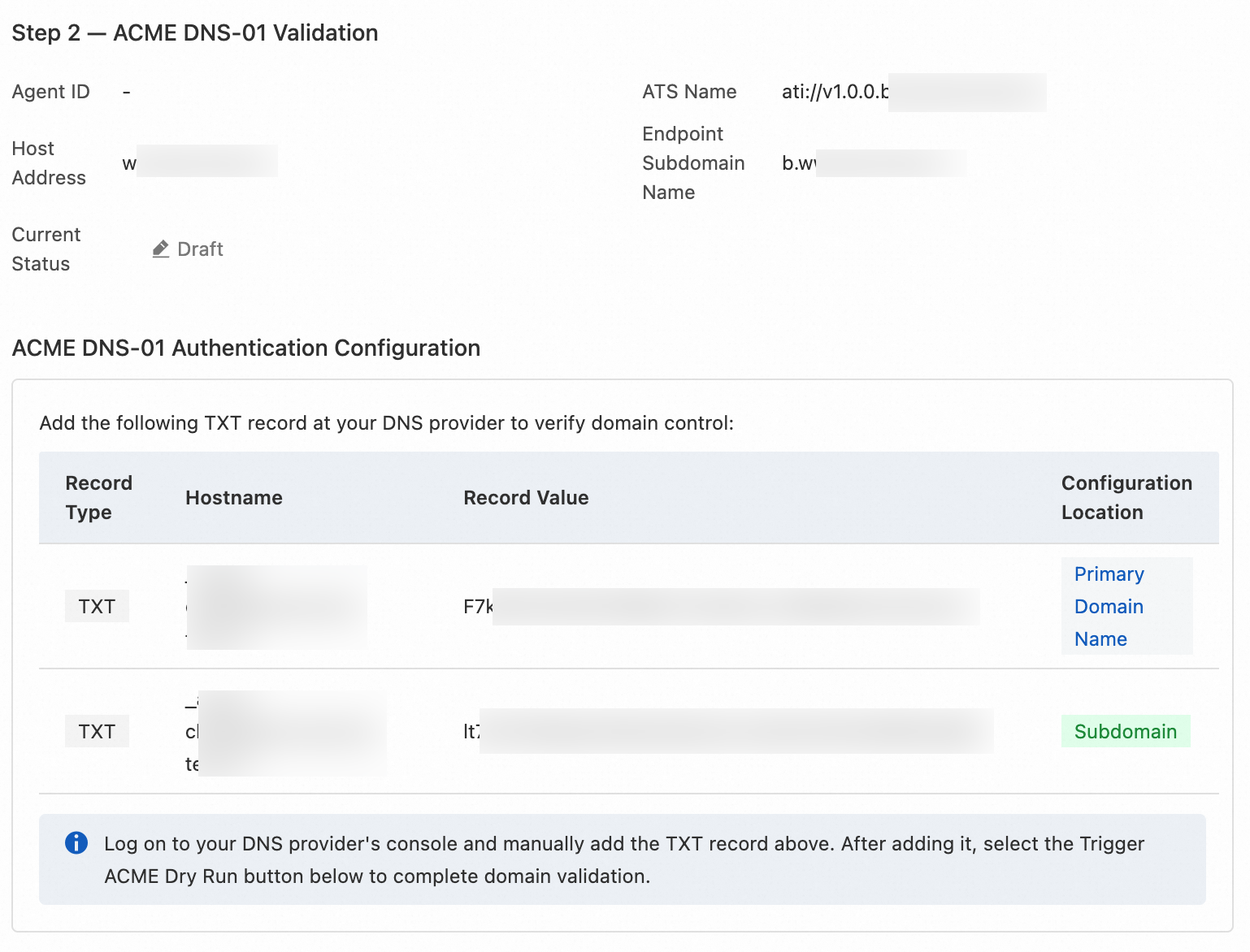 ACME DNS-01 验证配置