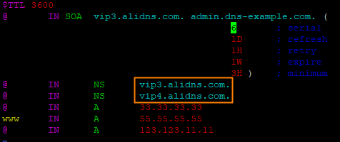 Configure only the primary DNS server - 1