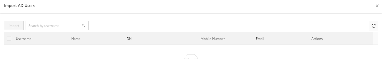 Import AD-authenticated users