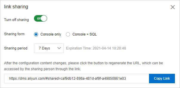 SQL sharing