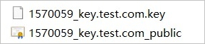 Certificate files