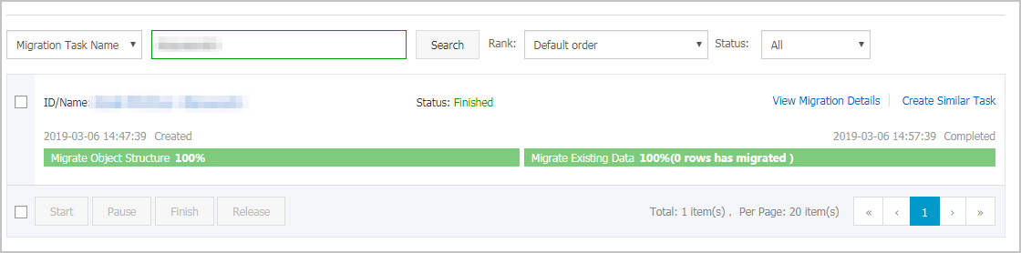 Migration complete