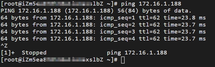 Test the connectivity of an IPsec-VPN connection