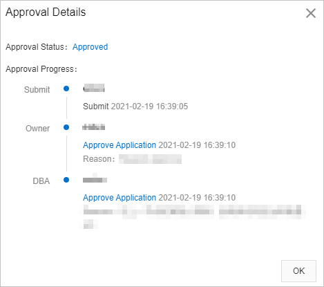 View Approval Details