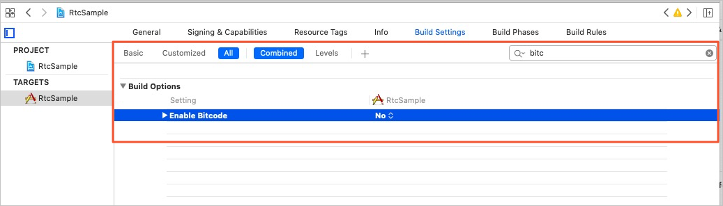 Resolve a bitcode error