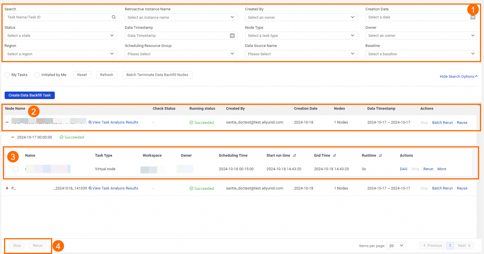 Backfill data and view data backfill instances (old version ...