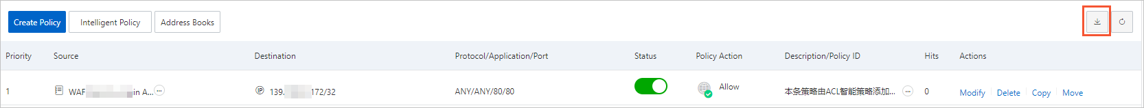 Export policies