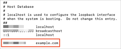 mac host文件