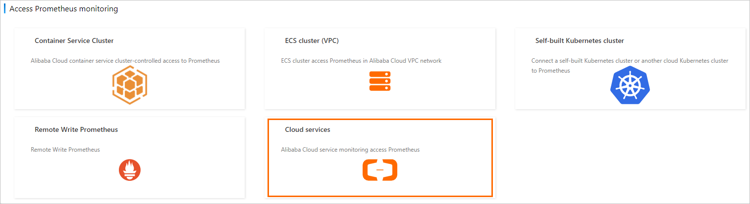 Connect Alibaba Cloud services