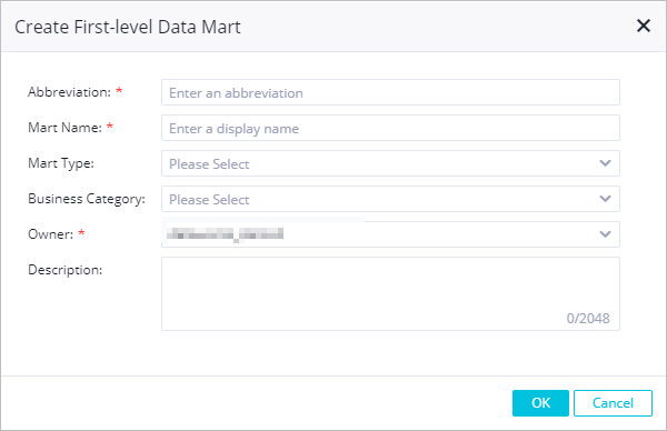 Create First-level Data Mart