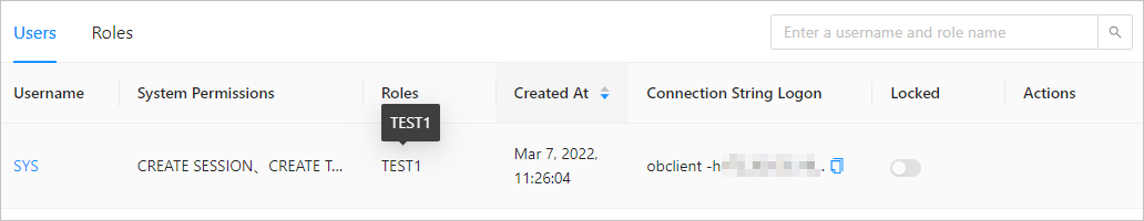 View user privileges