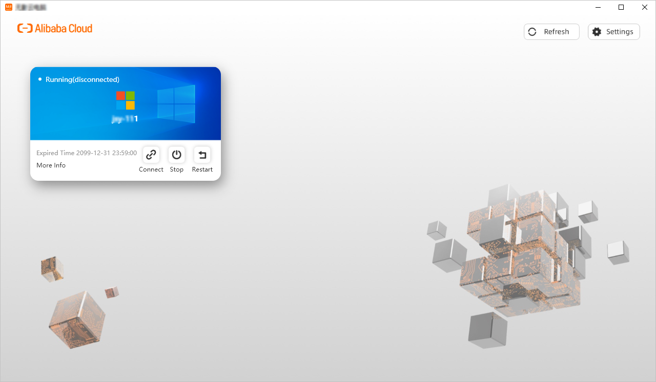 Desktop layout
