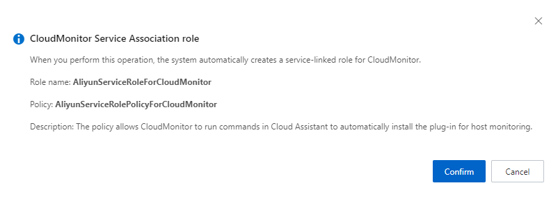 CloudMonitor Service-linked Role
