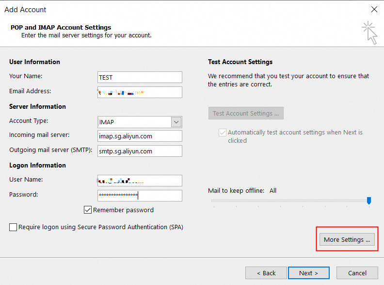 The Error: 553 authentication is required Appeared When Setting up The ...