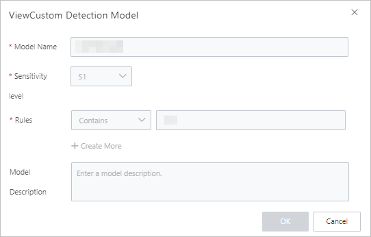 View a custom recognition model