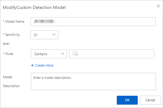 Edit a custom detection model