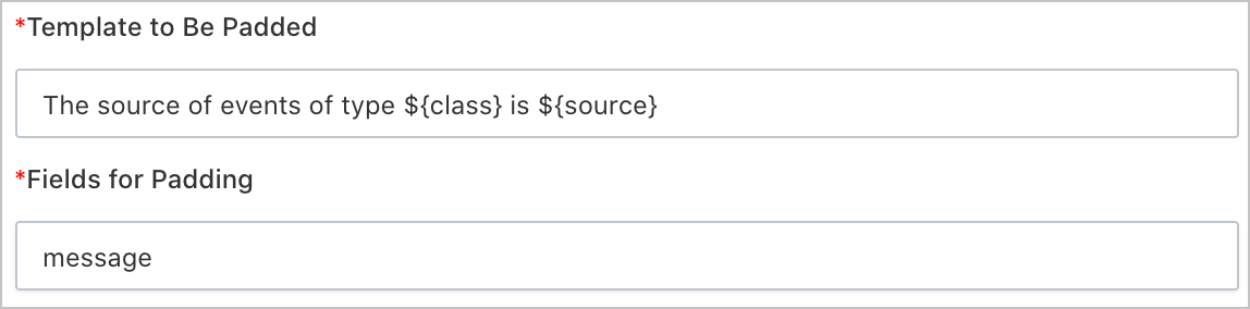 Populate fields with templates