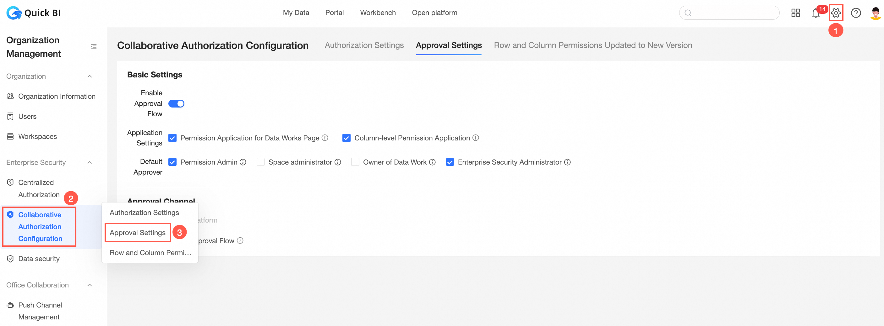 How to configure approval permissions for QuickBI - Quick BI - Alibaba ...