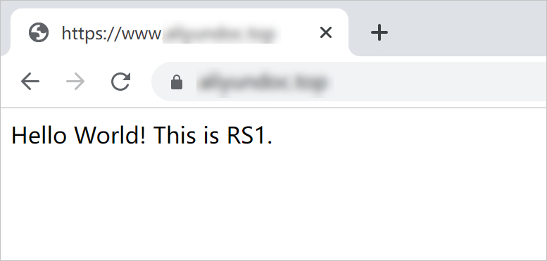 Response from RS1