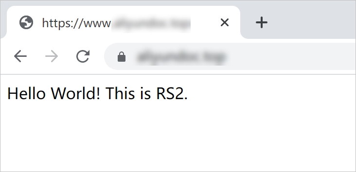 Response from RS2
