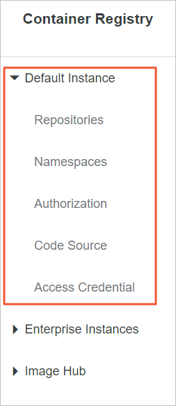 Default Instance