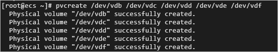 pvcreate