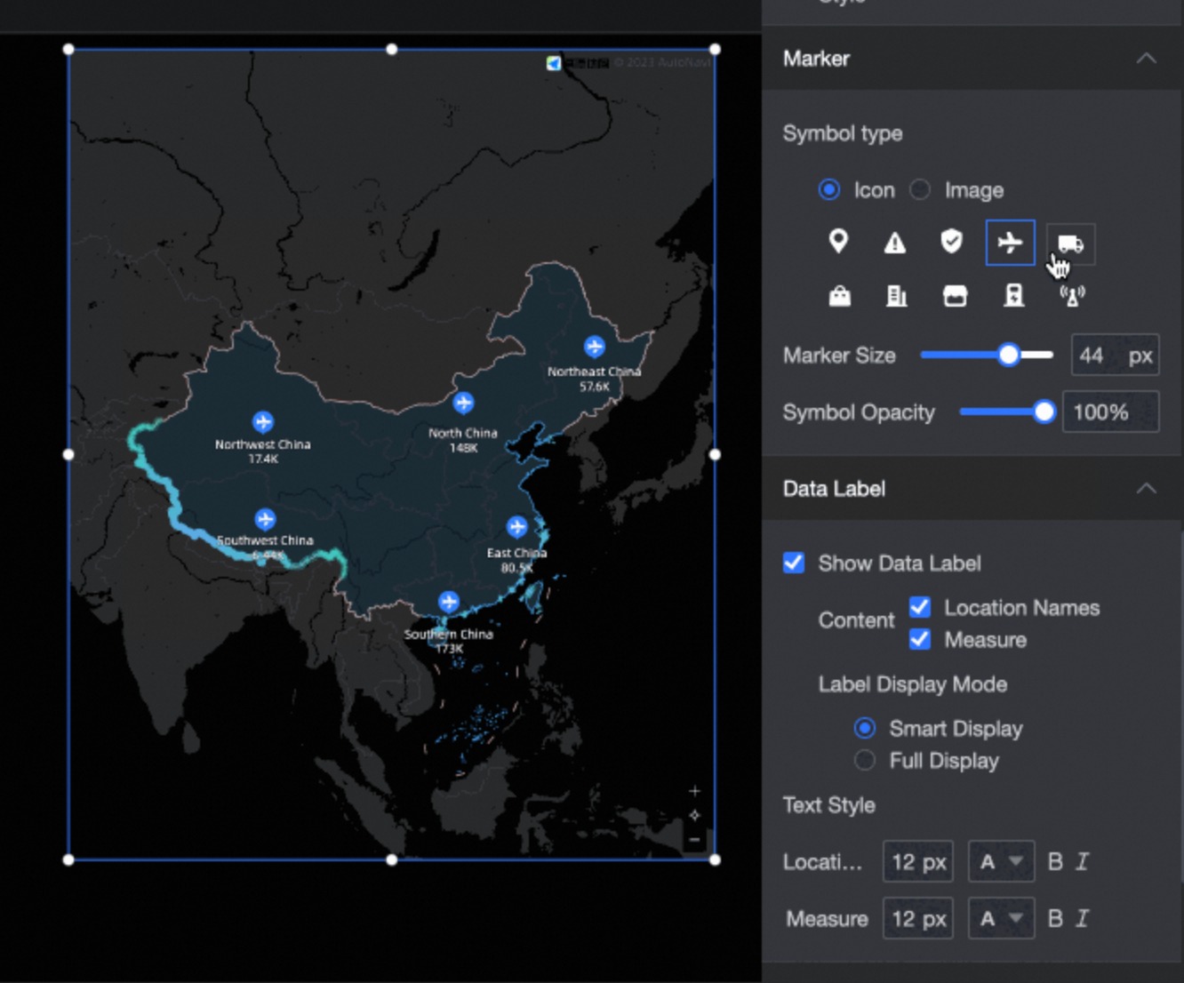 大屏符号地图-符号类型1